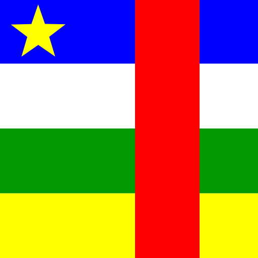 Edge G eSIM for Central African Republic, showing a digital SIM card with network coverage icons for 5GB data over 30 days.