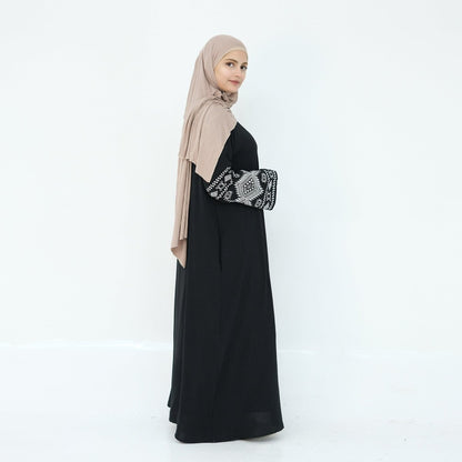 Elegant Embroidered Casual Abaya (MA139)