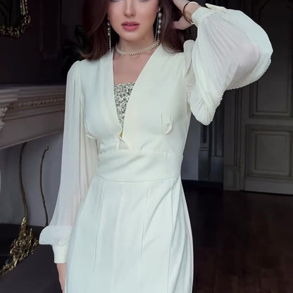 Elegant Empire Waist Formal Dress(MS340)