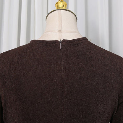 Elegant Long Sleeve Bodycon Gown(MS323)