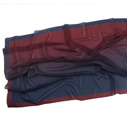 Elegant Printed Chiffon Hijab Scarf Bohemian Style Breathable Sun Protection Wrap (MH136)