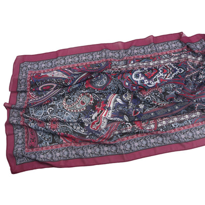 Elegant Printed Chiffon Hijab Scarf Bohemian Style Breathable Sun Protection Wrap (MH136)