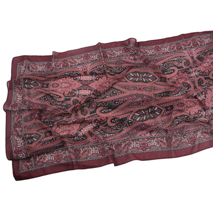 Elegant Printed Chiffon Hijab Scarf Bohemian Style Breathable Sun Protection Wrap (MH136)
