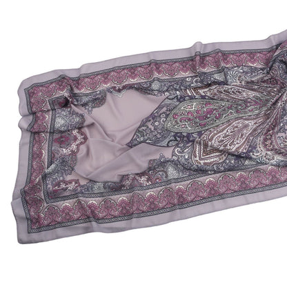Elegant Printed Chiffon Hijab Scarf Bohemian Style Breathable Sun Protection Wrap (MH136)
