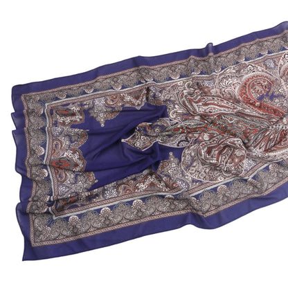 Elegant Printed Chiffon Hijab Scarf Bohemian Style Breathable Sun Protection Wrap (MH136)