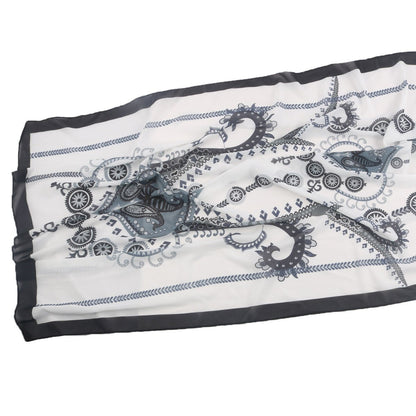Elegant Printed Chiffon Hijab Scarf Bohemian Style Breathable Sun Protection Wrap (MH136)