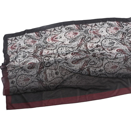 Elegant Printed Chiffon Hijab Scarf Bohemian Style Breathable Sun Protection Wrap (MH136)