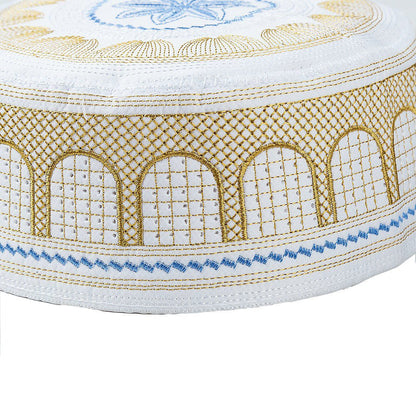 Embroidered Kufi Prayer Cap(MR088)