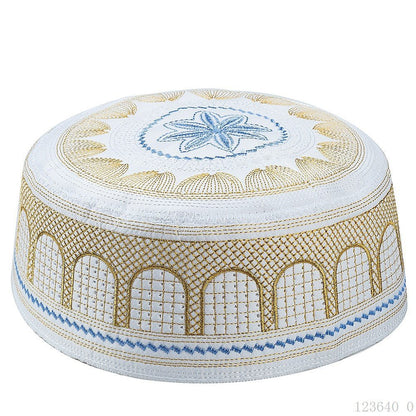 Embroidered Kufi Prayer Cap(MR088)