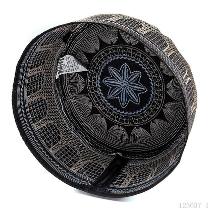 Embroidered Kufi Prayer Cap(MR088)