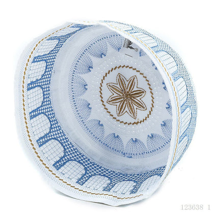 Embroidered Kufi Prayer Cap(MR088)