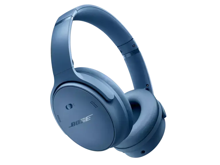 Black hard case for Bose QuietComfort headphones by Enforce Records, designed for protective storage and travel.