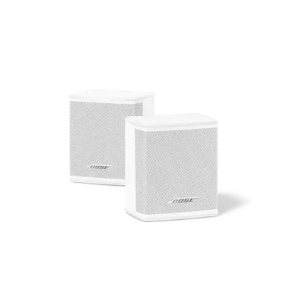 Black Bose Surround Speakers by Enforce Records, sleek audio speakers designed for immersive home theater sound.