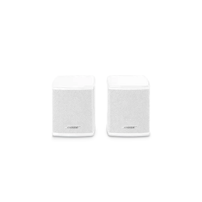 Brand new black Bose Surround Speakers for home theater, featuring sleek design and high-quality audio performance.