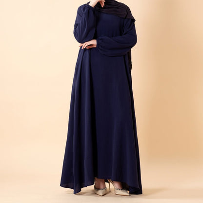 Essential Flow Crepe Maxi Dress with Pockets (MA385)