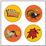 SHAPES ETC. Incentive Stickers - November Theme