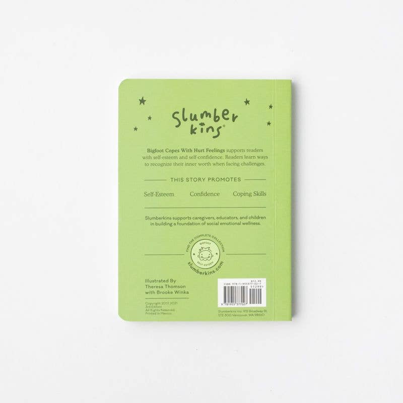 Slumberkins Book - Bigfoot Copes With Hurt Feelings: Lesson Self Esteem
