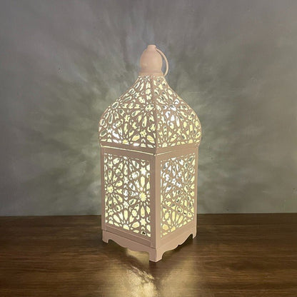Festive Home Craft Decor Ramadan Hollow Moroccan Iron Lantern (MAC402)