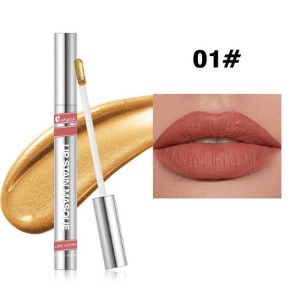 KAISASA Long-Lasting Waterproof Peel-Off Lipstick, Liquid Lipstick, with 24Hrs of Smooth, Buildable Color, Moisturizing Shine