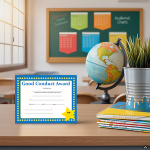SHAPES ETC. Recognition Certificate - Good Conduct