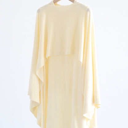 French-Style Two-Piece with Draped Poncho (MS310)