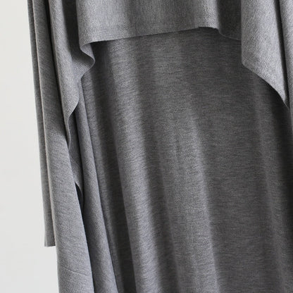 French-Style Two-Piece with Draped Poncho (MS310)