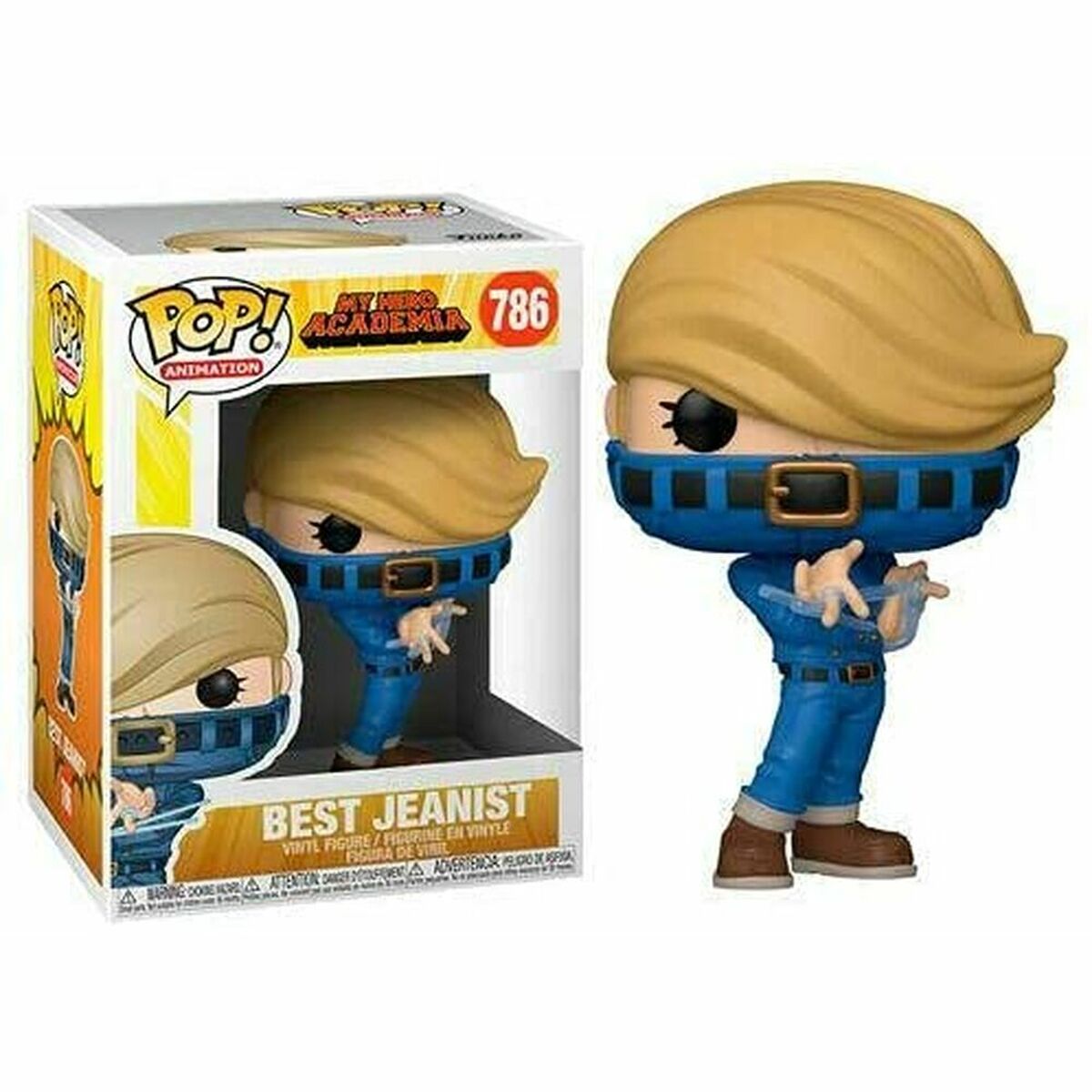 Funko Pop! My Hero Academia Best Jeanist collectible figure, stylized toy doll from Funko Pop! series for fans and collectors.