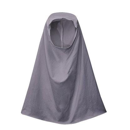 Girls Dress & Hijab Set with Contrast Trim(MKG025)