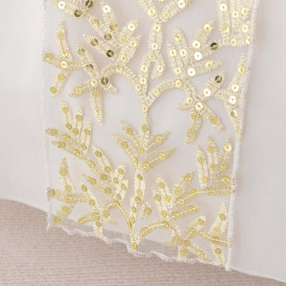 Girls Embroidered Princess Dress with Tulle Overlay(MKG022)