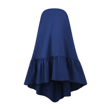 Girls Navy Dress & Hijab Set(MKG024)