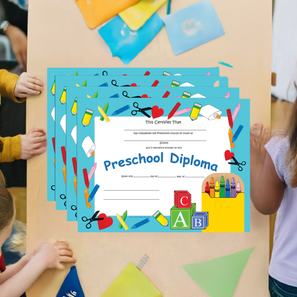 SHAPES ETC. Recognition Certificate - Preschool Diploma