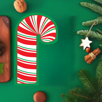 SHAPES ETC. Large Notepad - Candy Cane
