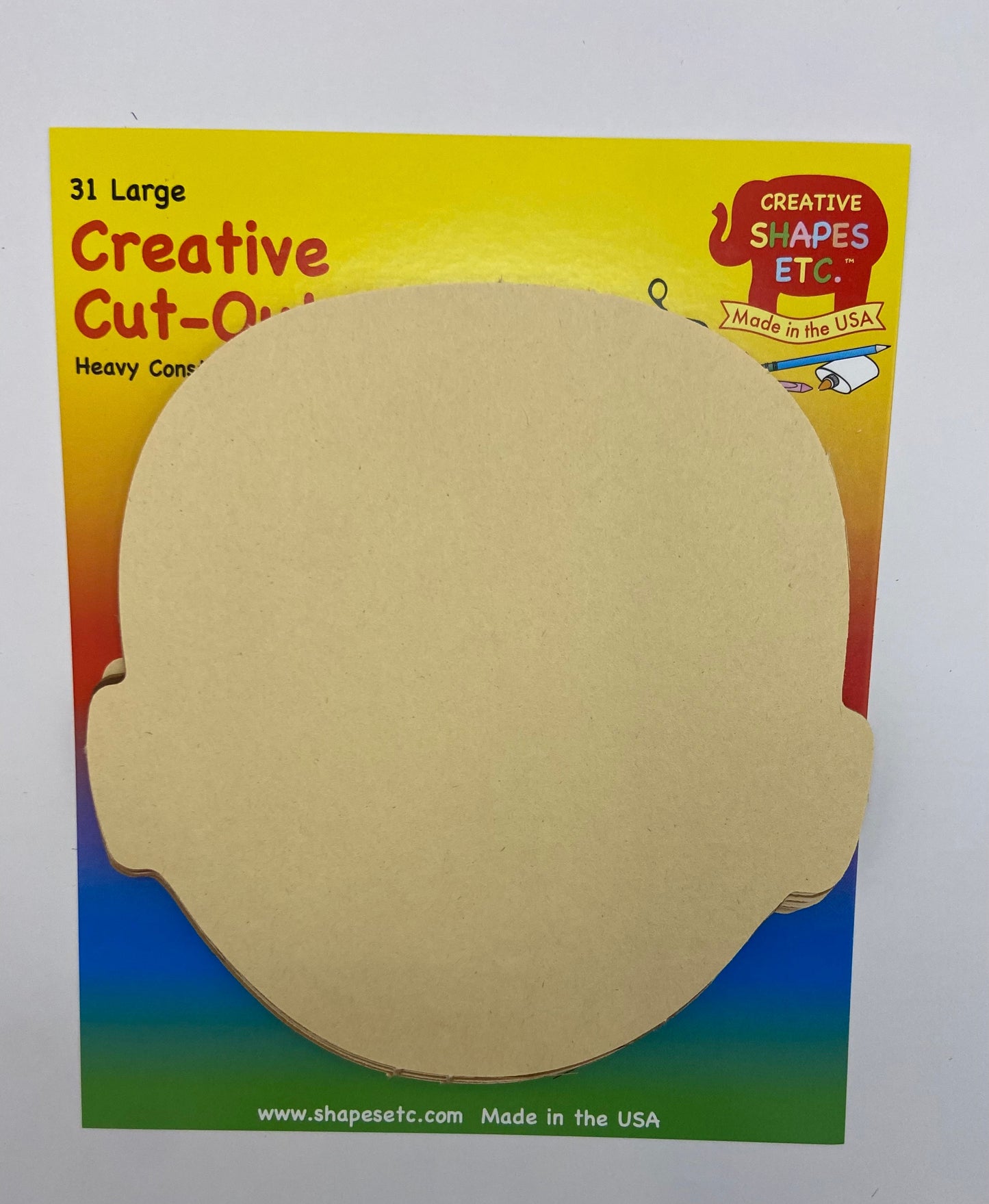 SHAPES ETC. Large Cut-Out Set - Multicultural Body Parts