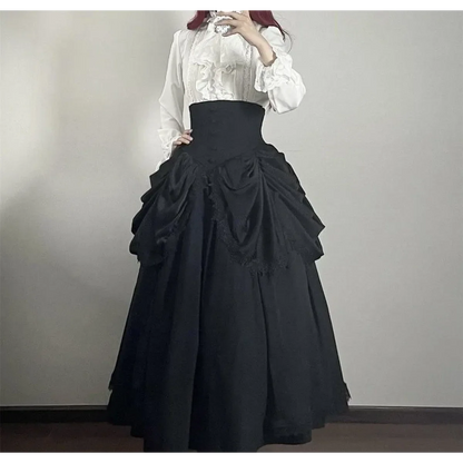 Harajuku Lolita Ruffle Sleeve Top