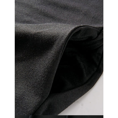 Hooded Pocket Casual Solid Color Dress Robe - Modest Long Sleeve Lounge Dress with Drawstring Hood(MA282)