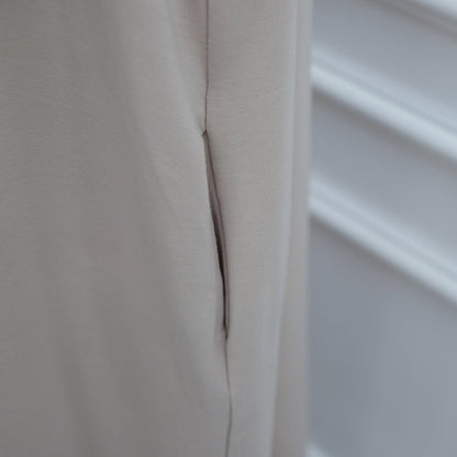 Hooded Zip-Front Abaya with Pockets (MA389)
