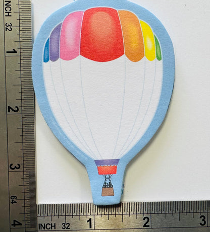 SHAPES ETC. Mini Notepad - Hot Air Balloon