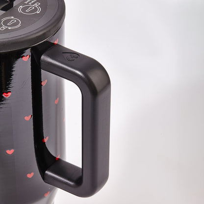 HydroJug Queen of Hearts Traveler Tumbler – Black Valentine Limited Edition