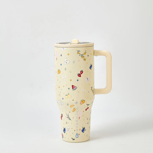 HydroJug x Tori Halford Berries & Cream 40oz Traveler Tumbler – Limited Edition