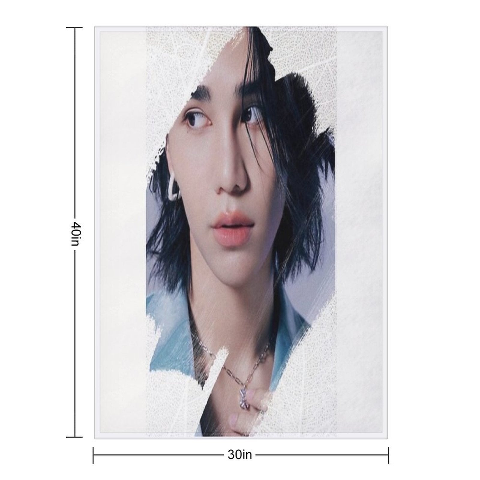 HYYCCUE Jeff Satur Saturdayss Favourite Boy BL series throw blanket featuring Thai star actor, compact and cozy for fans.
