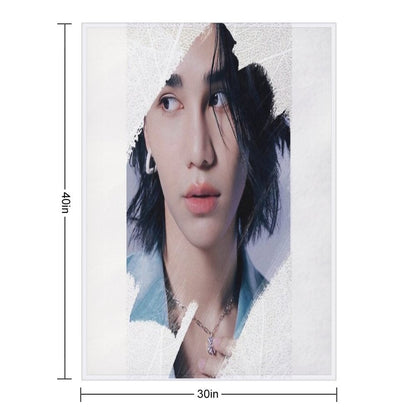 HYYCCUE Jeff Satur Saturdayss Favourite Boy BL series throw blanket featuring Thai star actor, compact and cozy for fans.