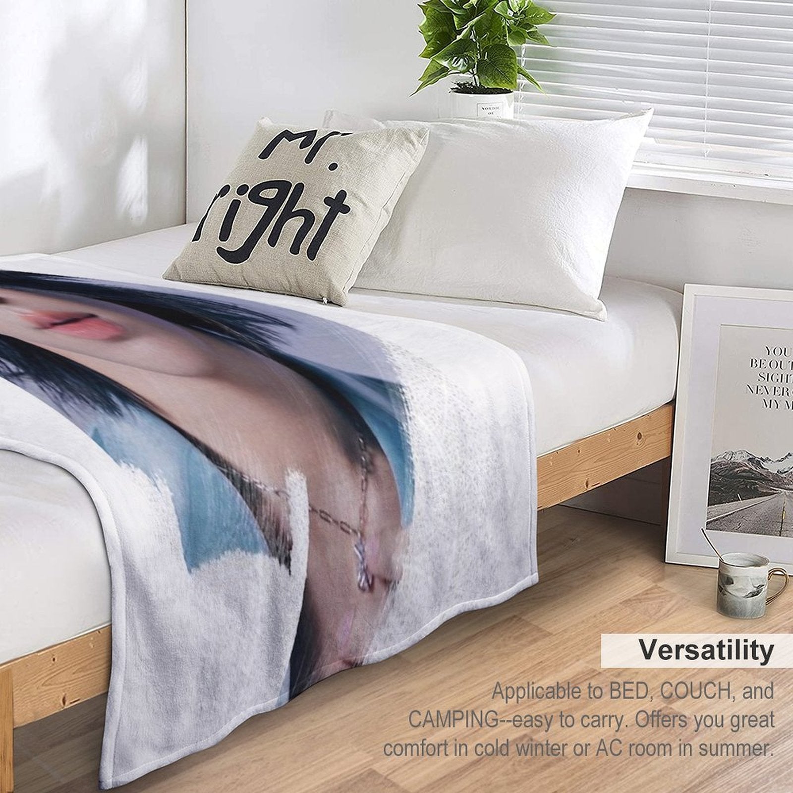 HYYCCUE Jeff Satur Saturdayss Favourite Boy BL Series compact throw blanket featuring Thai star actor and Asian-inspired design.