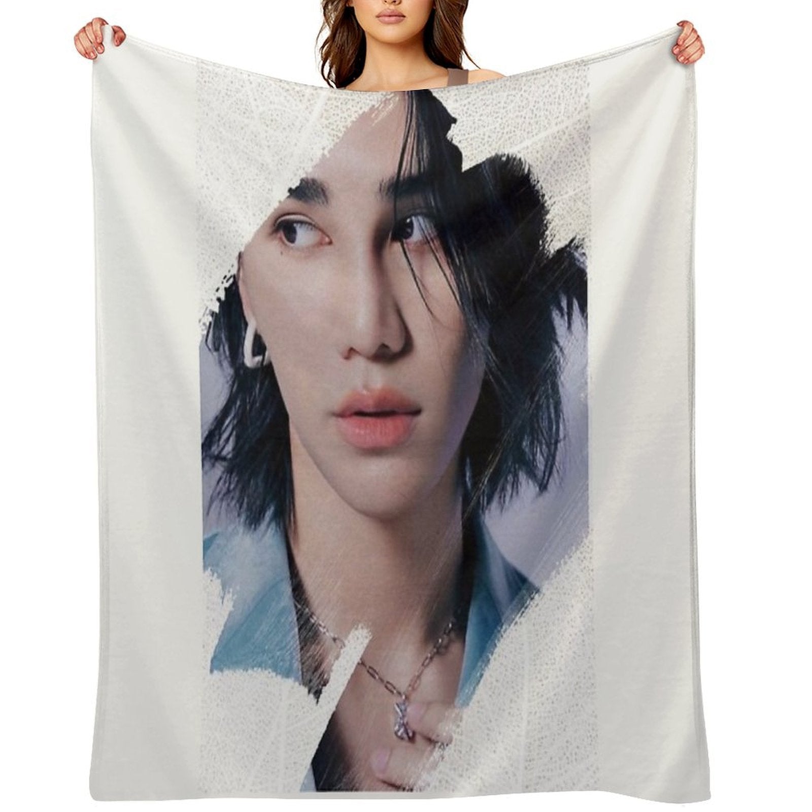 HYYCCUE Jeff Satur Saturdayss Favourite Boy BL Series compact throw blanket featuring Asian star actor design.