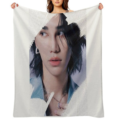 HYYCCUE Jeff Satur Saturdayss Favourite Boy BL Series compact throw blanket featuring Asian star actor design.