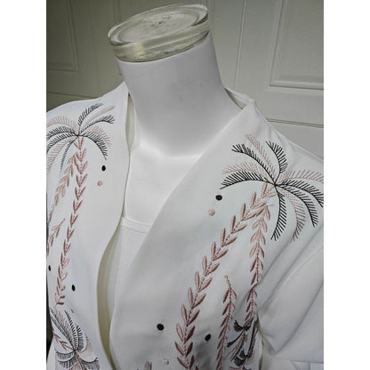 Ice Silk Crinkle Fabric  Embroidered V-Neck Abaya(MOA234)