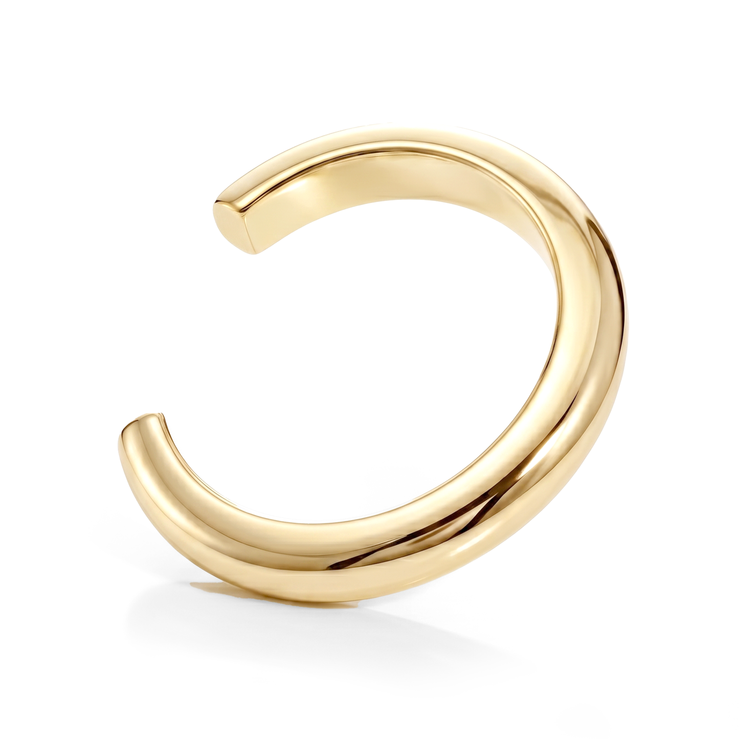 Isabella Bold Sculptural Cuff Bracelet Gold