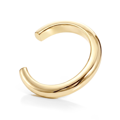 Isabella Bold Sculptural Cuff Bracelet Gold