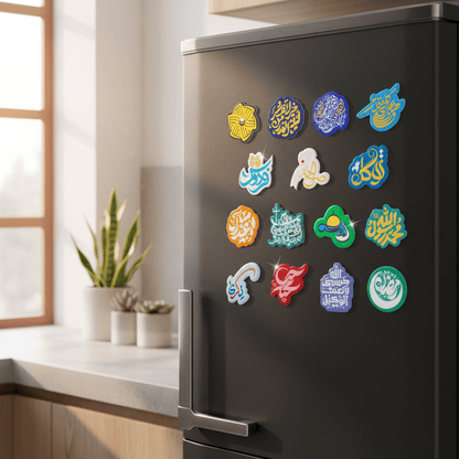 Islamic Design Souvenir Refrigerator Magnet Set (MAC328)