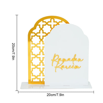 Islamic Hollow Pattern Acrylic Tabletop Decor (MAC404)