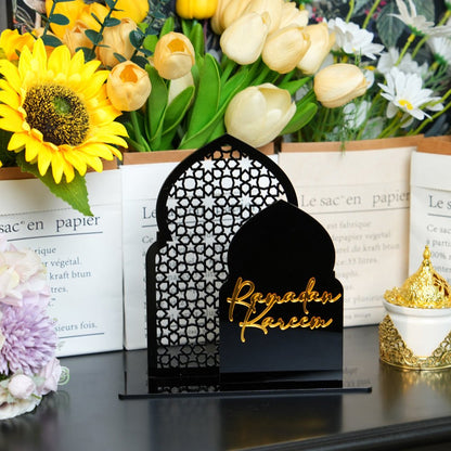 Islamic Hollow Pattern Acrylic Tabletop Decor (MAC404)